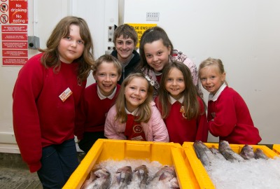 Children from Cullivoe Primary School had a chance to find out more about what goes on behind the scenes of Shetland’s seafood industry when they went on a mini seafood tour last week.