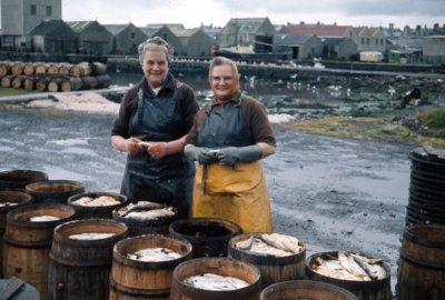 Girls as young as 14 were given their first taste of freedom, as they followed the migratory route of the herring from Shetland down the east coast of England, gutting and packing these highly prized fish by the barrel full.